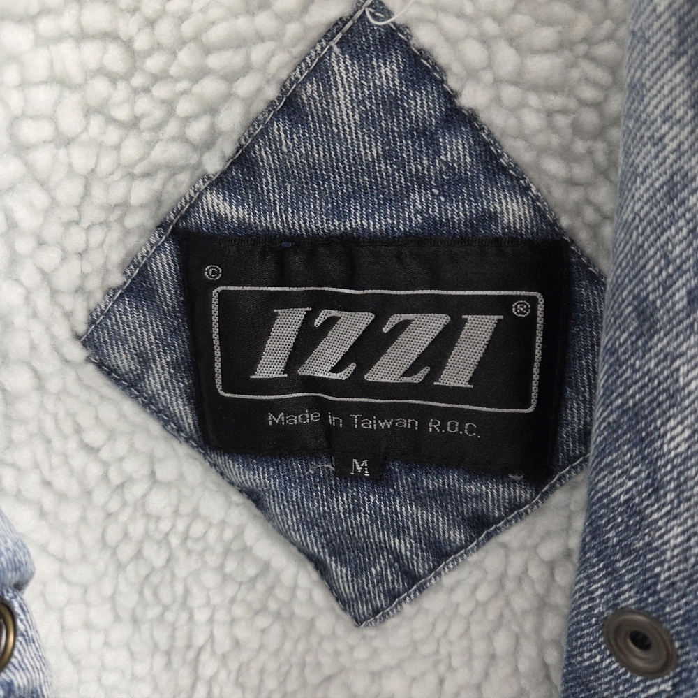 Izzi Acid Wash Jacket with Sherpa Lining - Picture 2 of 11